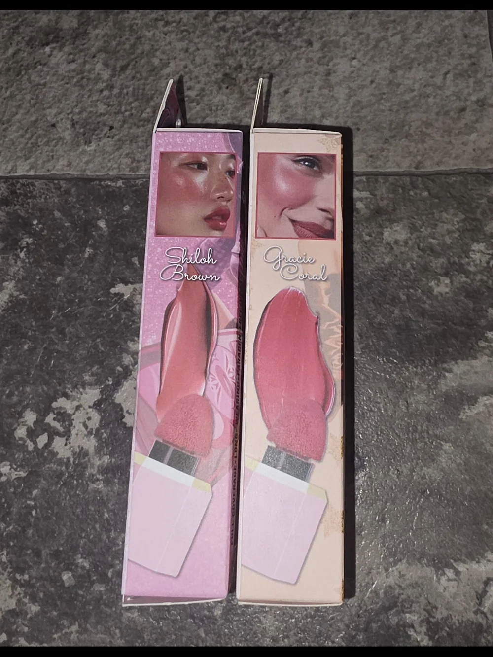 Ioni Hybrid Liquid Blush - Shiloh Brown & Gracie Coral BNIB